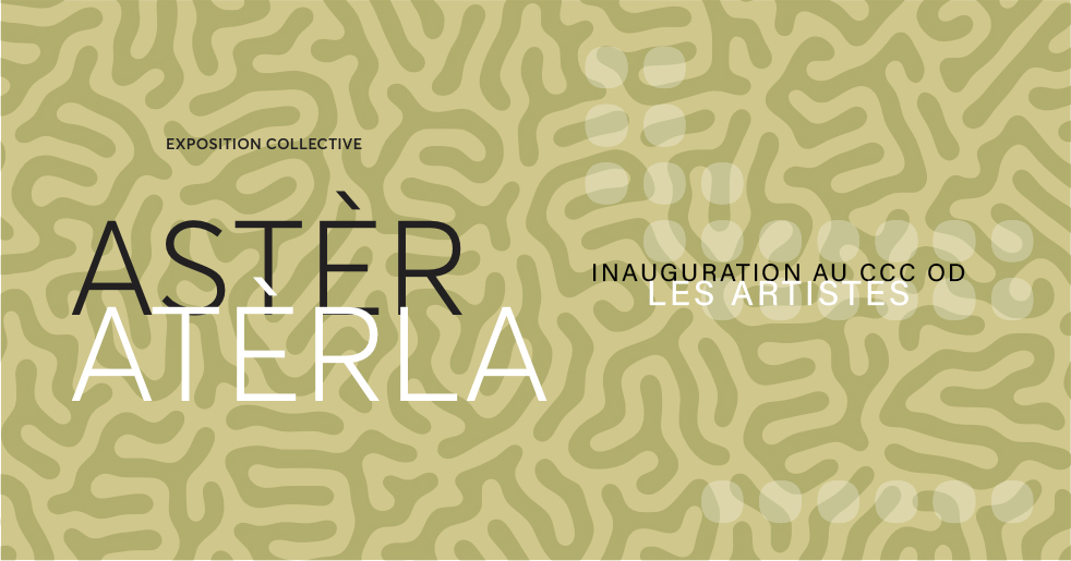 Astèr Atèrla I Inauguration au CCC OD - Les artistes